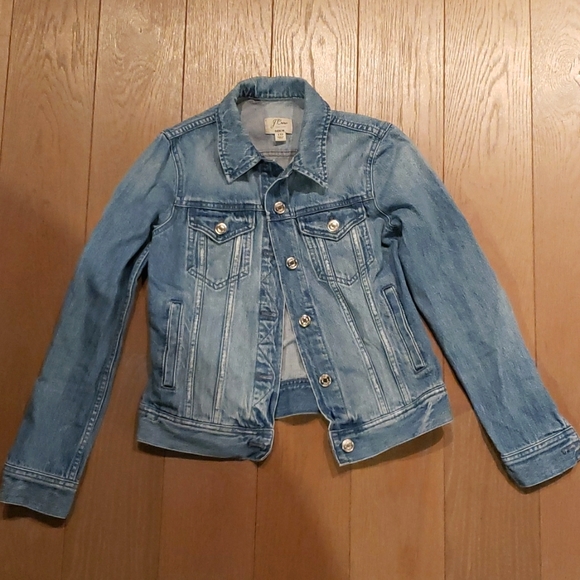 3/$18 - J crew Jean Jacket XXS - Picture 1 of 4